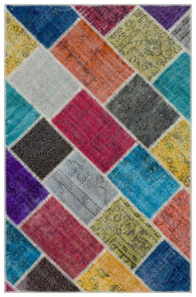 Apex Patchwork Unique Multi Naturel 33203 120 x 186 cm