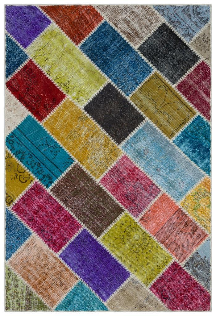 Apex Patchwork Unique Multi Naturel 33225 160 x 230 cm