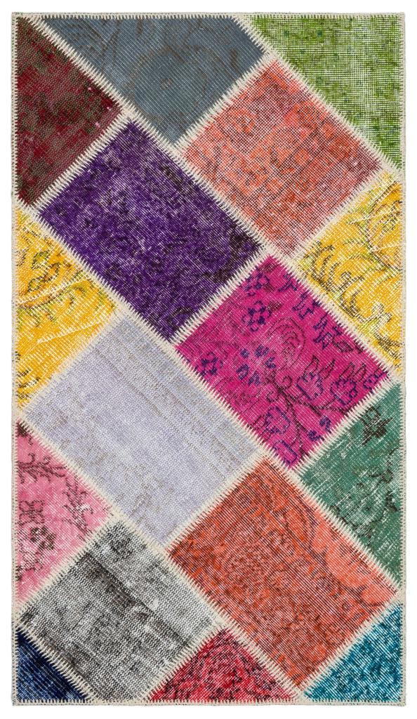 Apex Patchwork Unique Multi Naturel 34105 82 x 146 cm