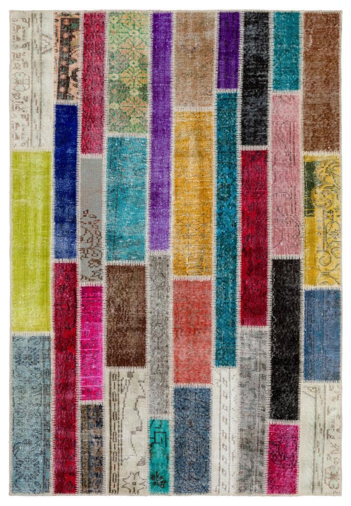 Apex Patchwork Unique Multi Naturel 34177 159 x 231 cm