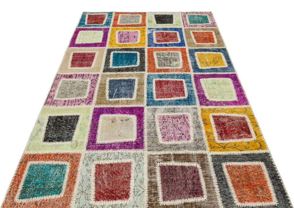 Apex Patchwork Unique Multi Naturel 35403 161 x 241 cm