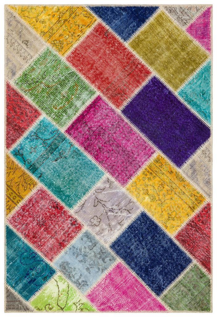 Apex Patchwork Unique Multi Naturel 35806 123 x 181 cm