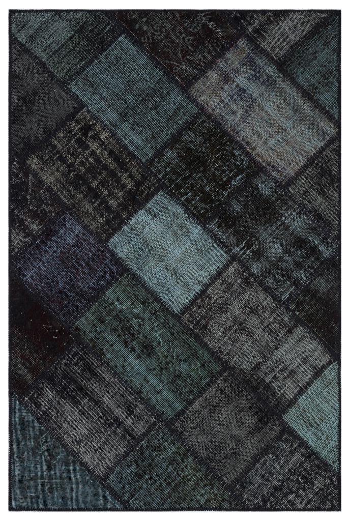 Apex Patchwork Unique Siyah 31118 120 x 180 cm