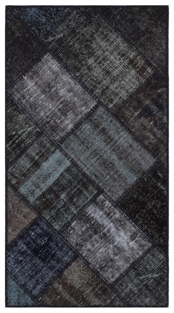 Apex Patchwork Unique Siyah 31415 80 x 150 cm