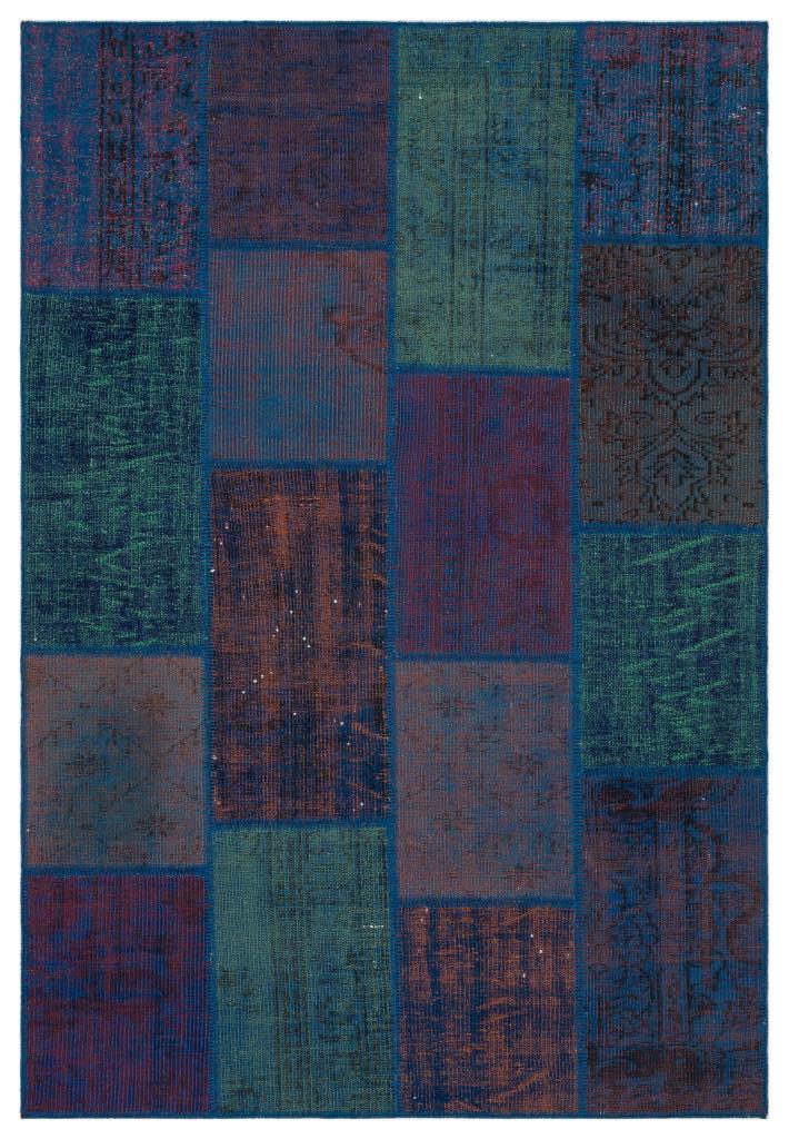 Apex Patchwork Unique Turkuaz 33874 160 x 230 cm