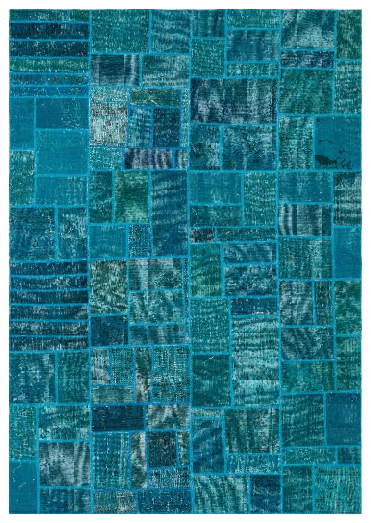 Apex Patchwork Unique Turkuaz 33887 160 x 230 cm