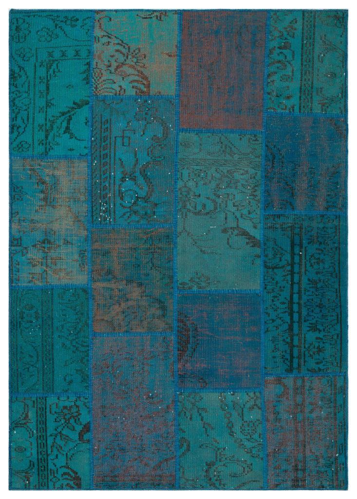 Apex Patchwork Unique Turkuaz 33888 160 x 230 cm