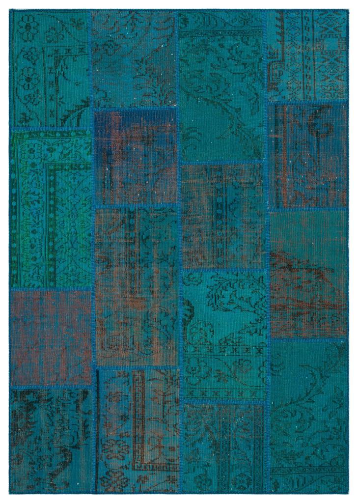 Apex Patchwork Unique Turkuaz 33893 160 x 230 cm