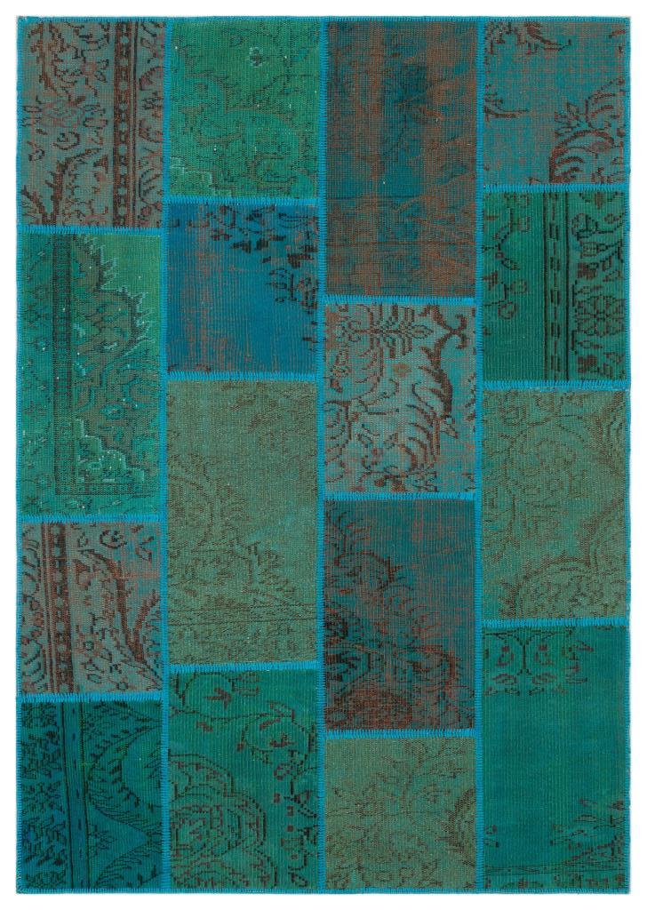 Apex Patchwork Unique Turkuaz 33916 160 x 230 cm