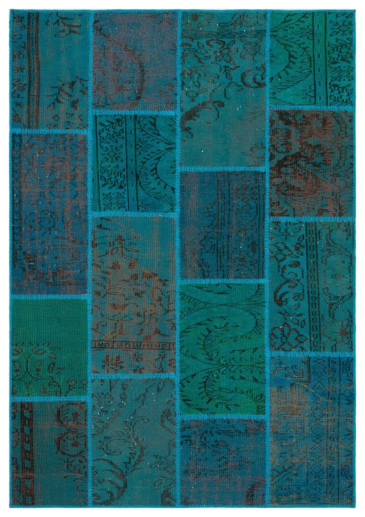 Apex Patchwork Unique Turkuaz 33917 160 x 230 cm