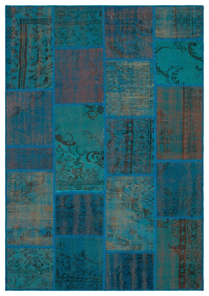 Apex Patchwork Unique Turkuaz 33921 160 x 230 cm
