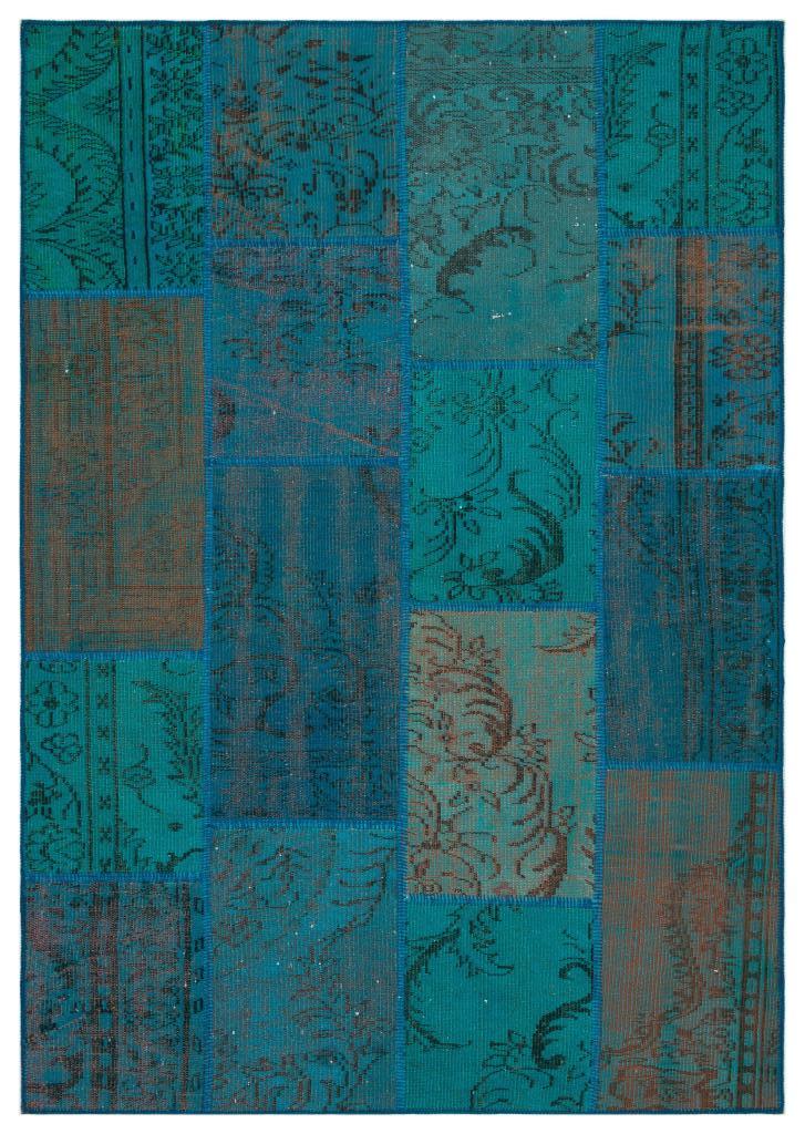 Apex Patchwork Unique Turkuaz 33940 160 x 230 cm