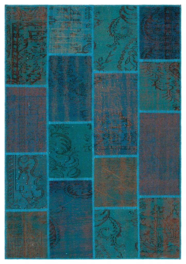 Apex Patchwork Unique Turkuaz 33949 160 x 230 cm