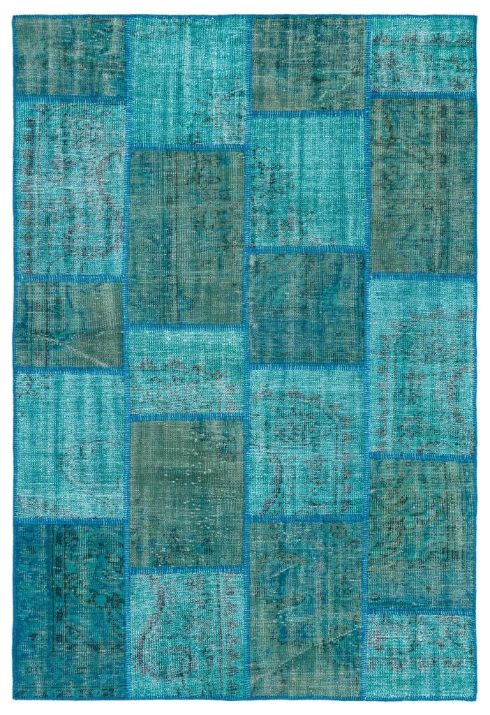 Apex Patchwork Unique Turkuaz 34168 158 x 233 cm