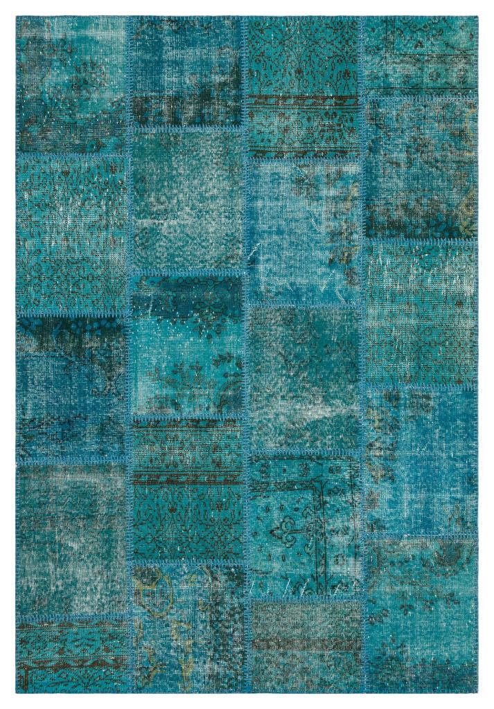 Apex Patchwork Unique Turkuaz 36505 161 x 233 cm