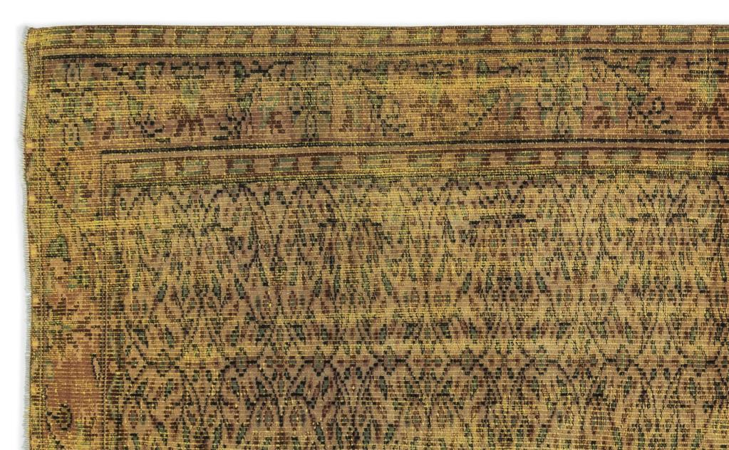 Apex Vintage Halı Sarı 14583 160 x 260 cm
