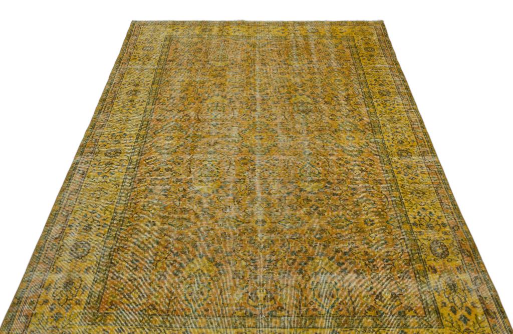 Apex Vintage Halı Sarı 25654 162 x 278 cm