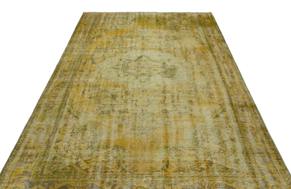 Apex Vintage Halı Sarı 27394 185 x 294 cm