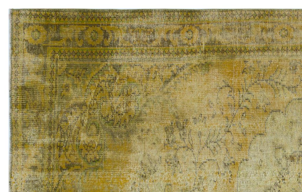 Apex Vintage Halı Sarı 27394 185 x 294 cm