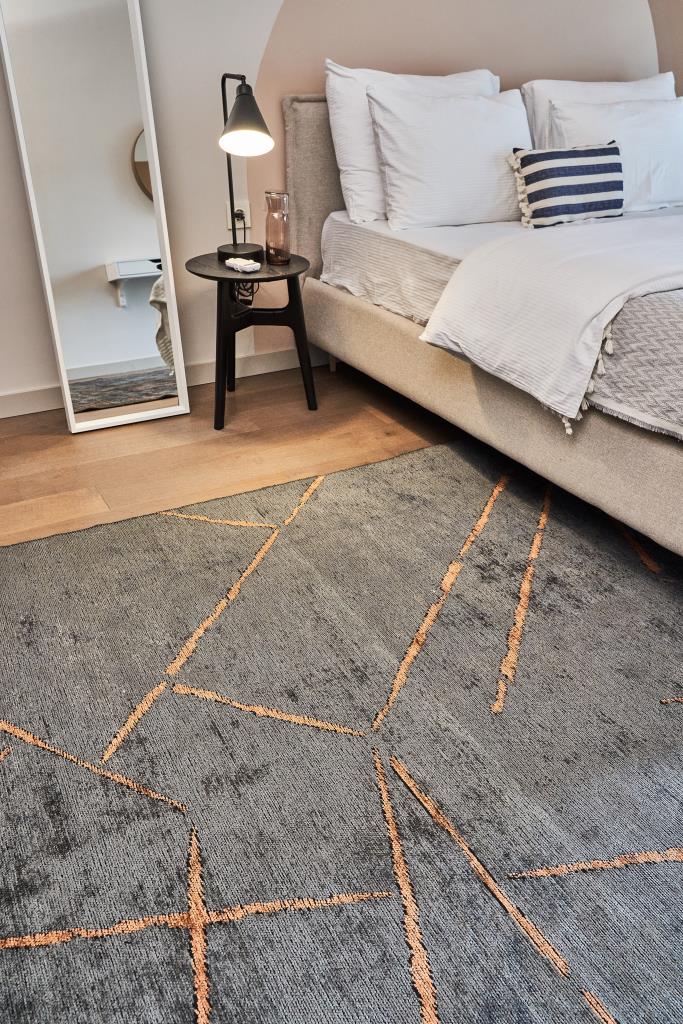 Hare Premium 1311 Anrasit-Kiremit - Makine Halısı