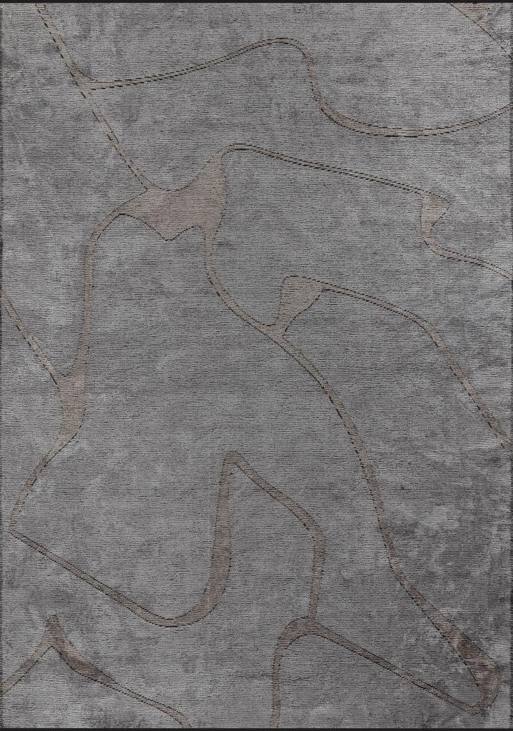 Hare Premium 1322 Açık Gri - Bej - Makine Halısı