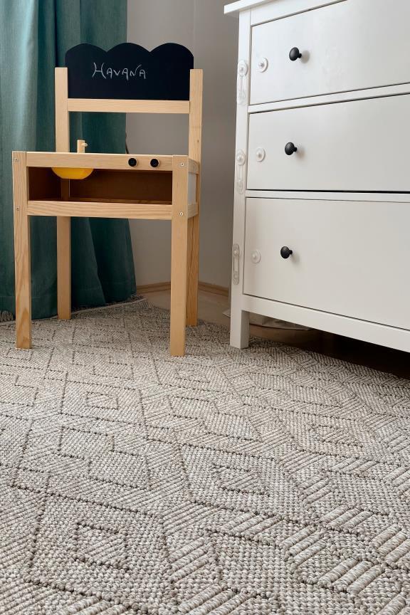 Havana 8571 Gri - Makine Halısı