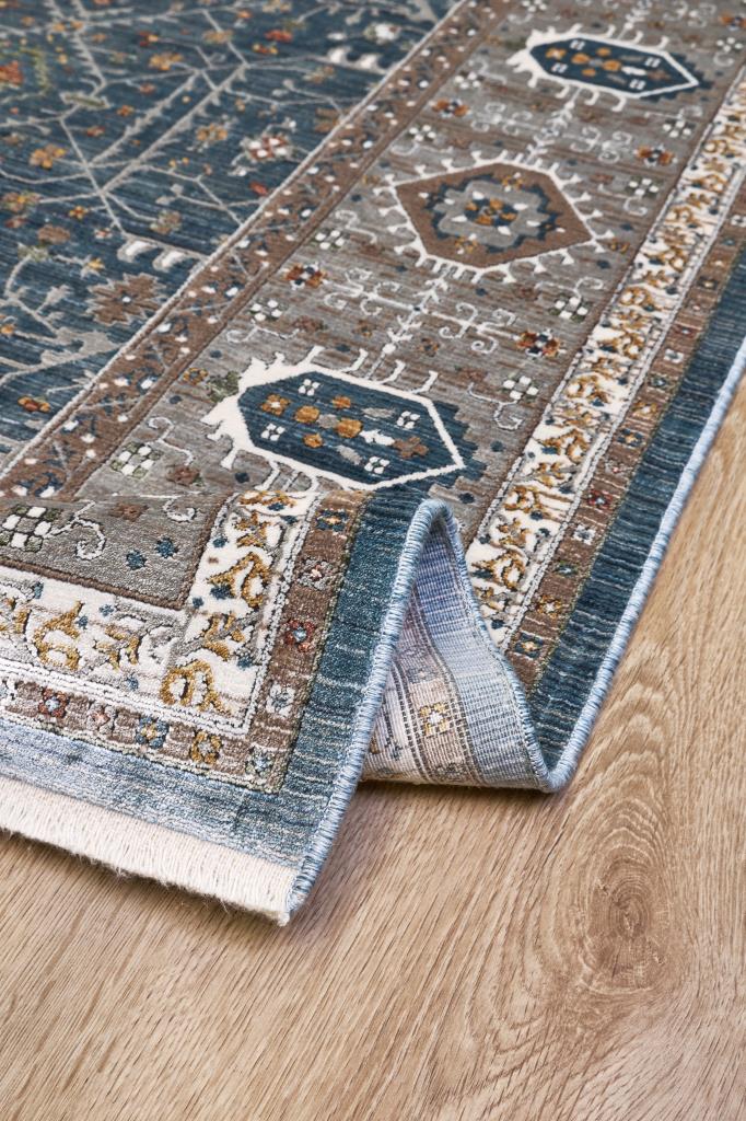 Heriz 8216 Mavi - Makine Halısı