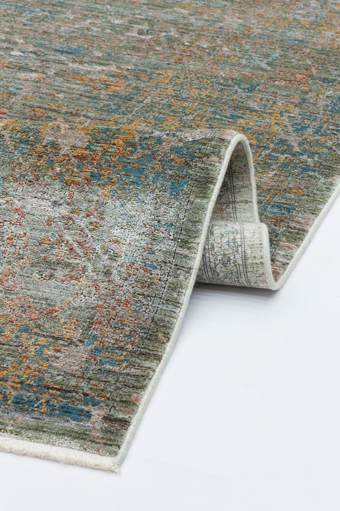 Heriz 8217 Yeşil - Makine Halısı