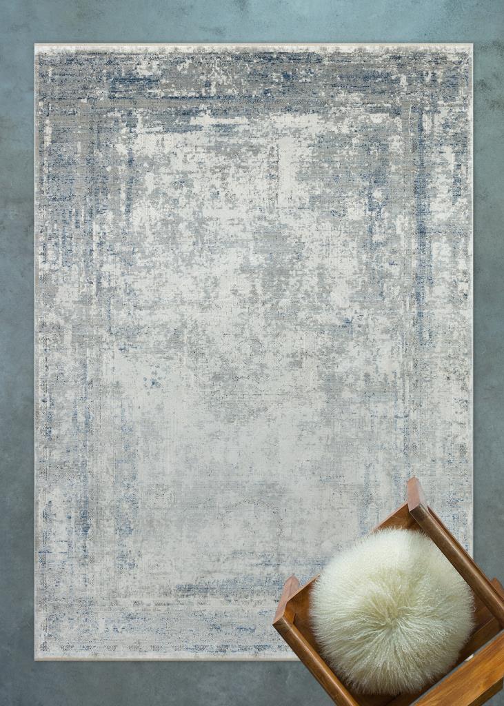 Queen 8102 Mavi - Makine Halısı