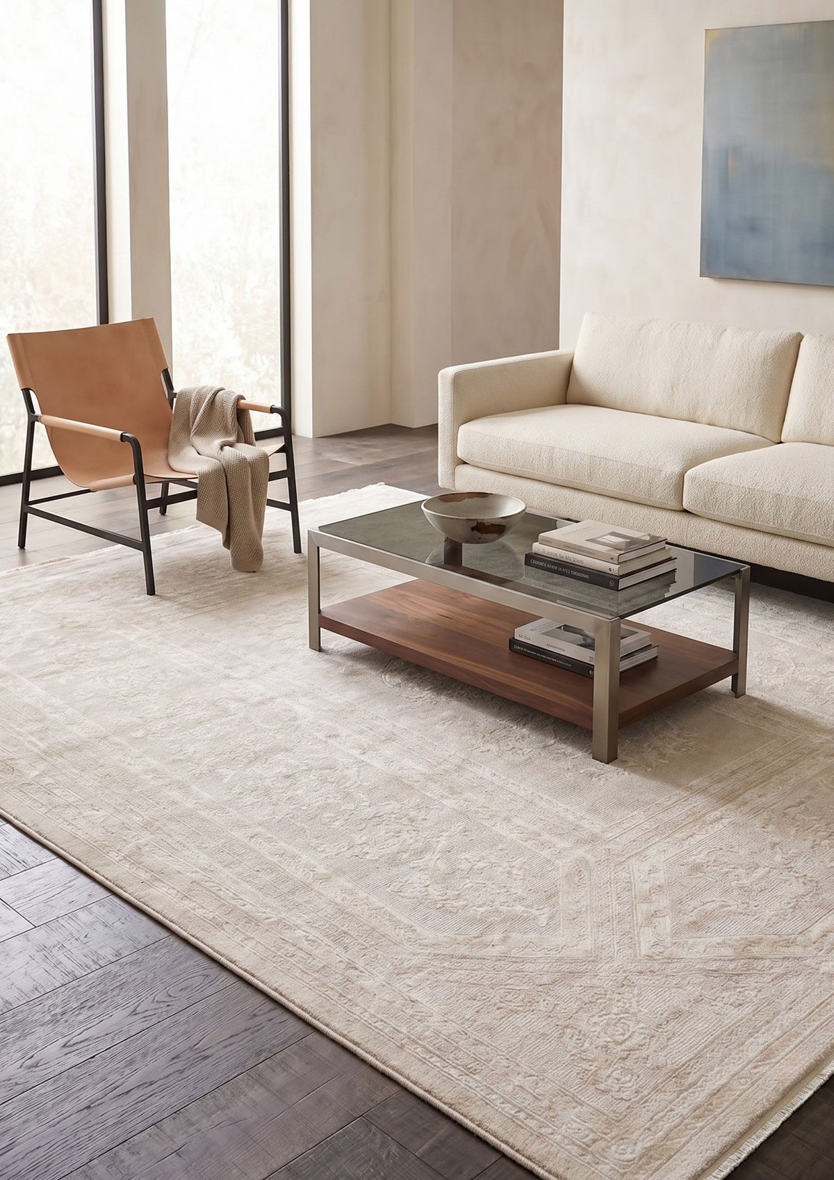 Pantheon 5091 PT Açık Bej - Makine Halısı