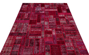 Apex Patchwork Unique Red 26423 160 cm X 230 cm