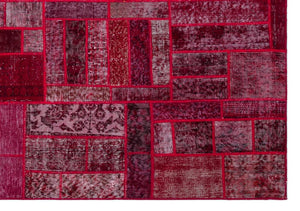 Apex Patchwork Unique Red 26423 160 cm X 230 cm