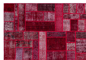 Apex Patchwork Unique Red 26423 160 cm X 230 cm