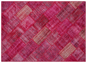 Apex Patchwork Unique Red 33283 192 cm X 271 cm