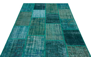 Apex Patchwork Unique Turkuaz 26485 158 cm X 230 cm