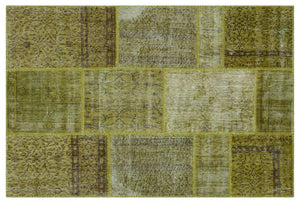 Apex Patchwork Unique Green 31104 120 cm X 180 cm
