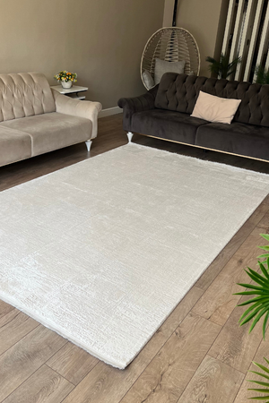 Apex Truva 6641 Krem Akrilik Salon Halısı