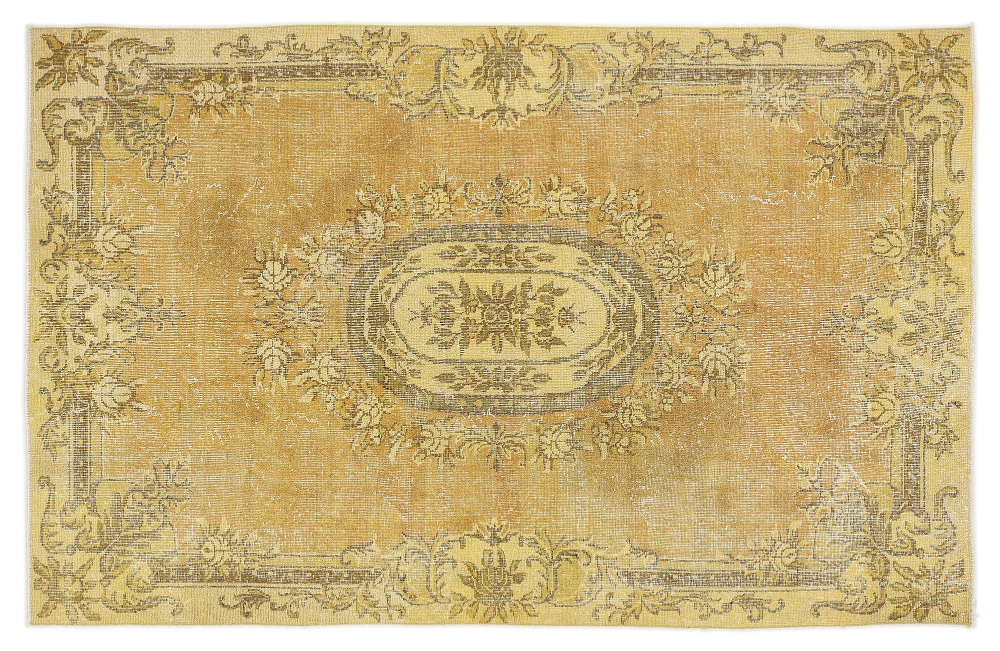 Apex Vintage Sarı 7118 164 cm X 260 cm
