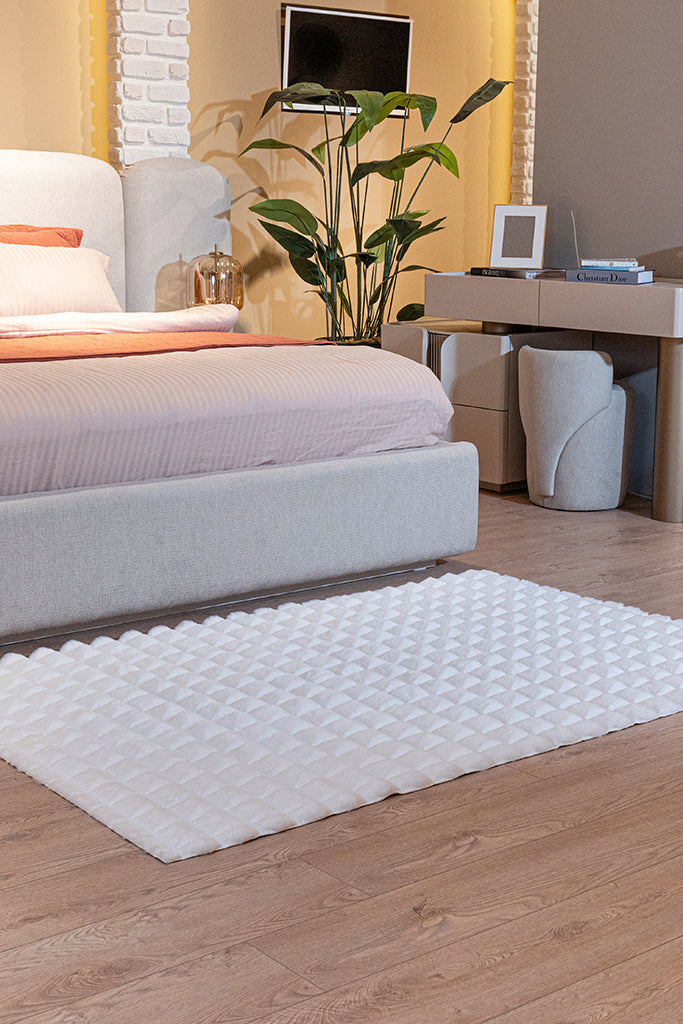 Diamante 7001 Beyaz - Dekoratif Halı