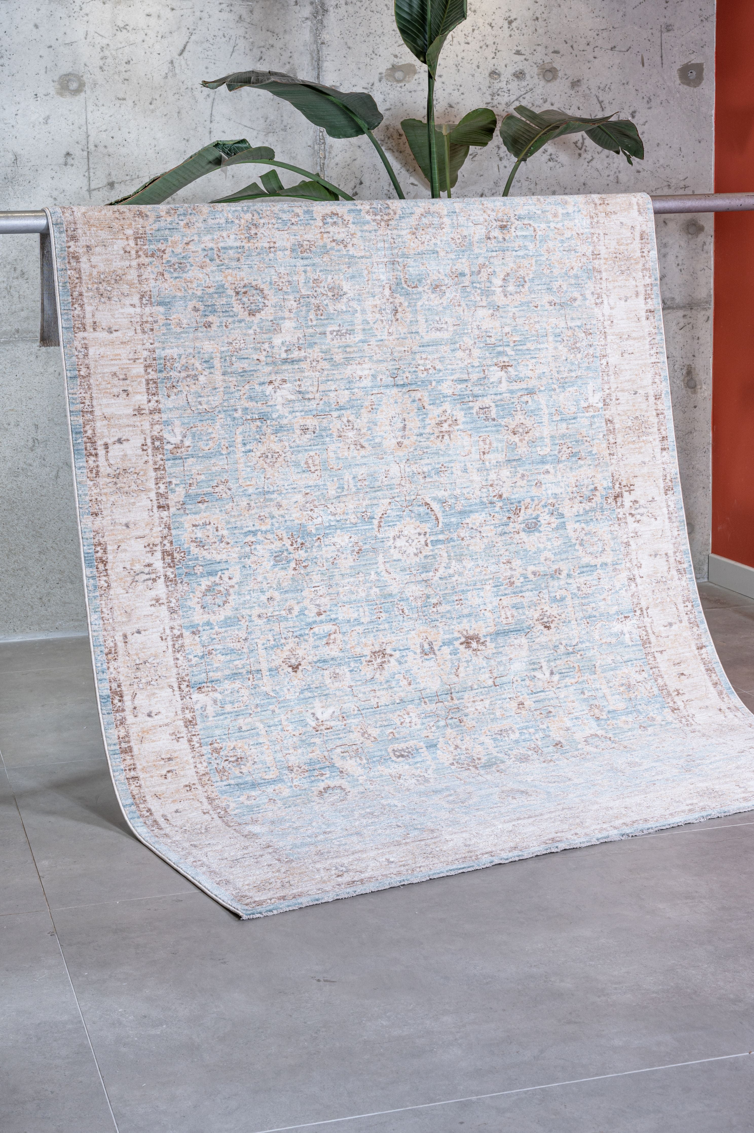 Ambiance 2941 Mavi - Makine Halısı