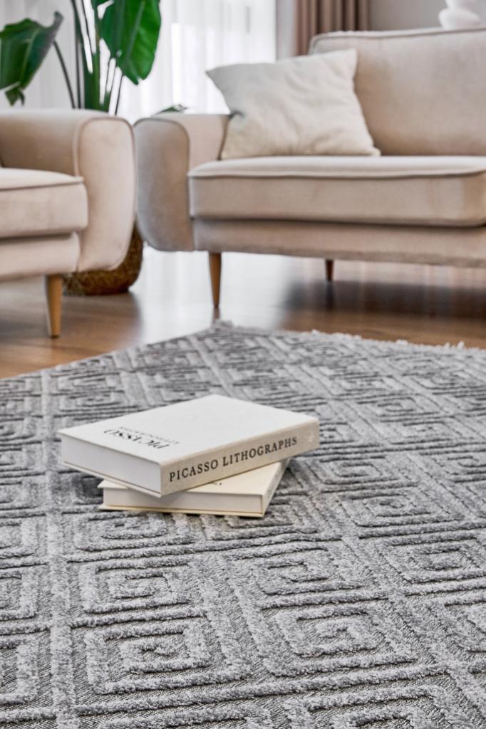 Anemon 6814 Gri - Dekoratif Halı