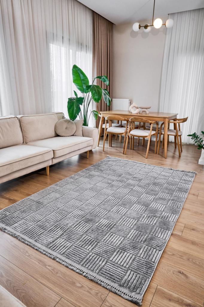 Anemon 6824 Gri - Dekoratif Halı