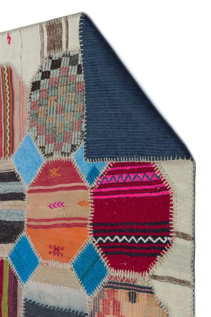 Apex Kilim Patchwork Unique Naturel 25287 162 x 231 cm