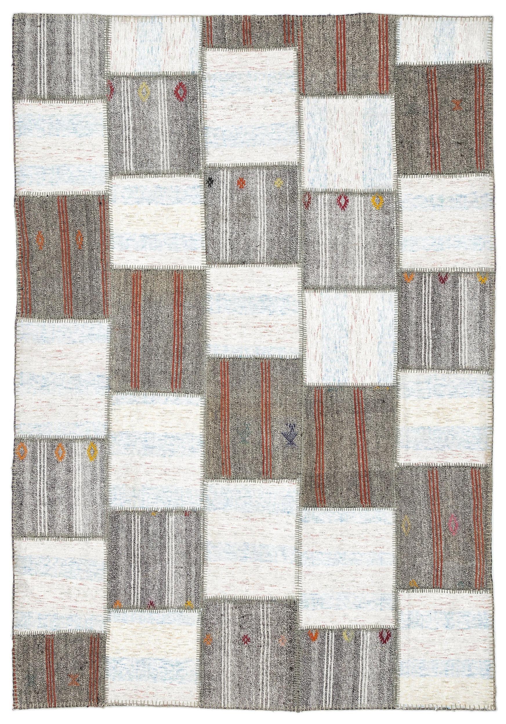 Apex Kilim Patchwork Unique Striped 1473 199 cm X 288 cm