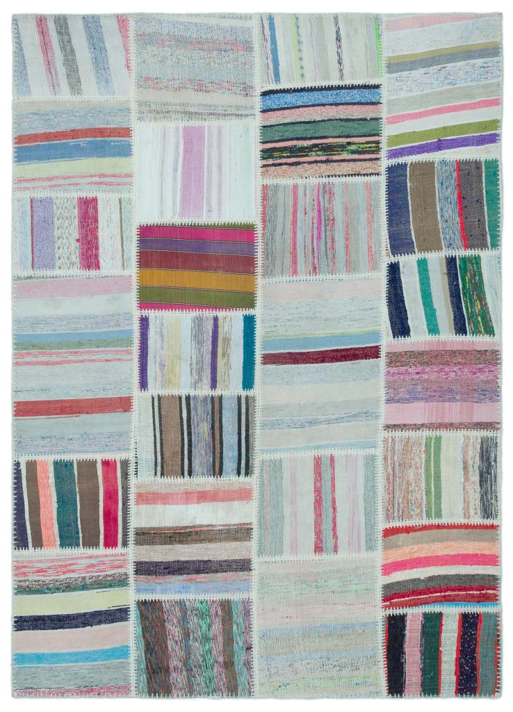 Apex Kilim Patchwork Unique Striped 25246 158 cm X 220 cm