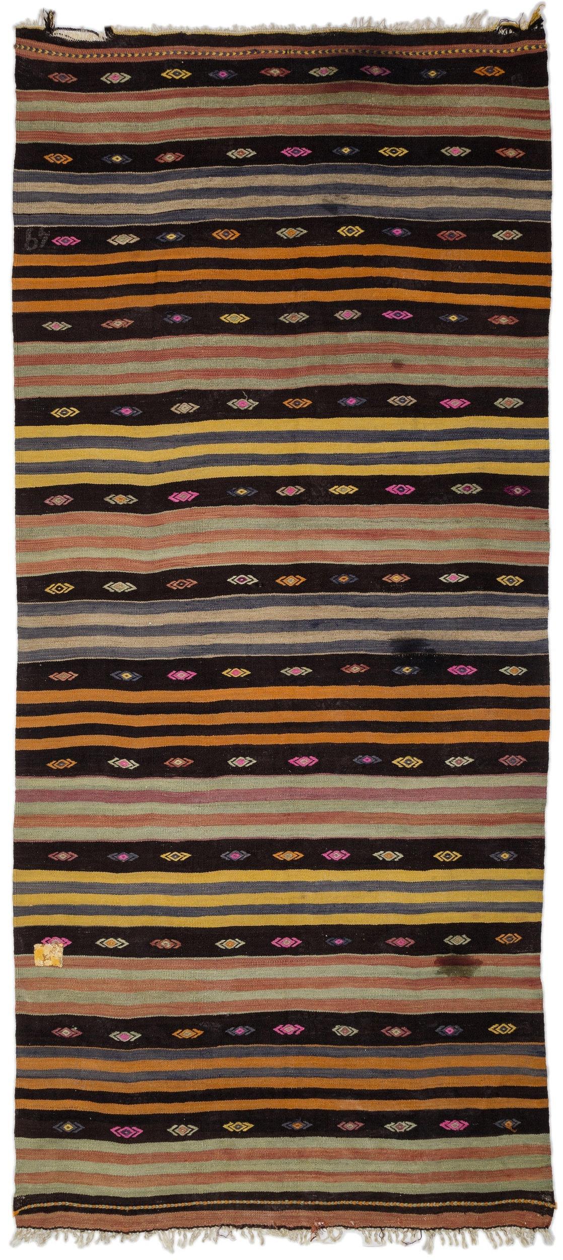 Apex Kilim Striped 0749 166 cm X 376 cm