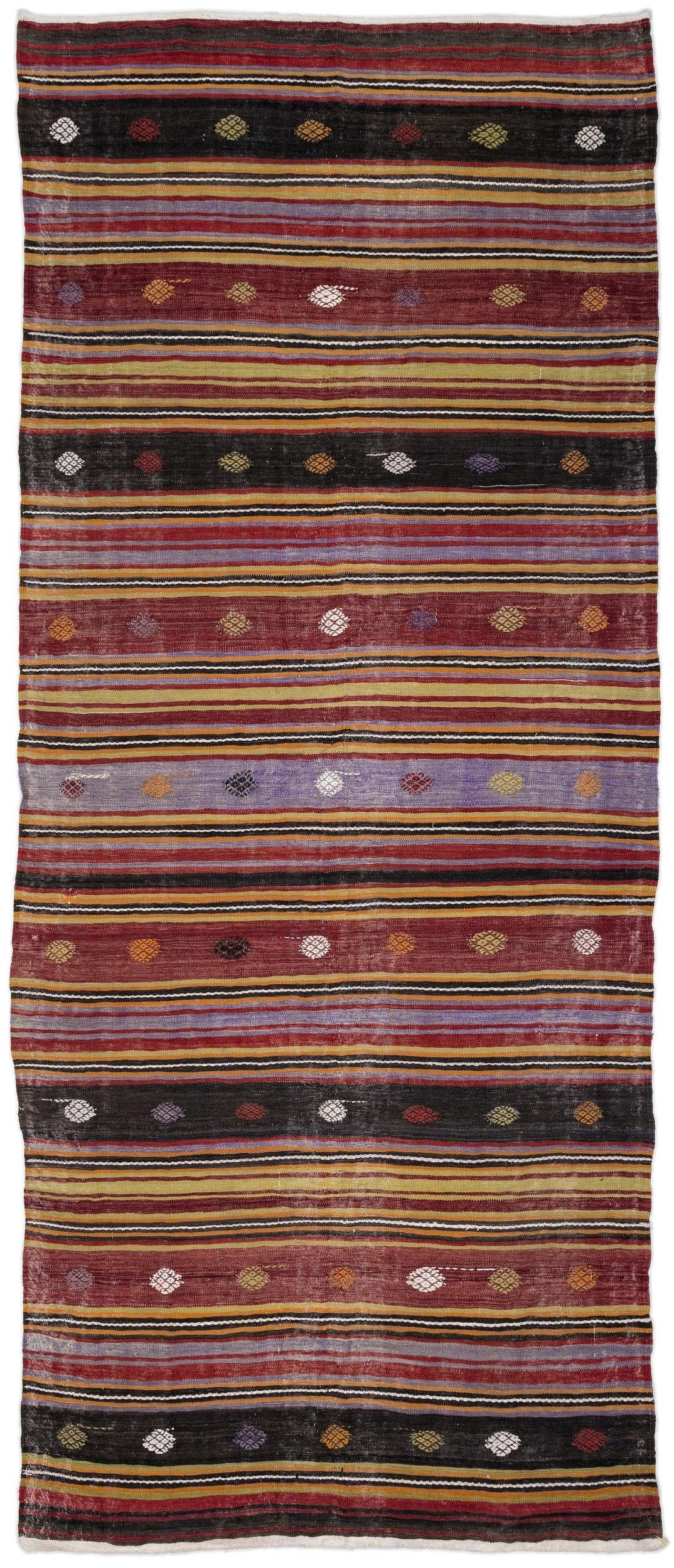 Apex Kilim Striped 0819 143 cm X 350 cm