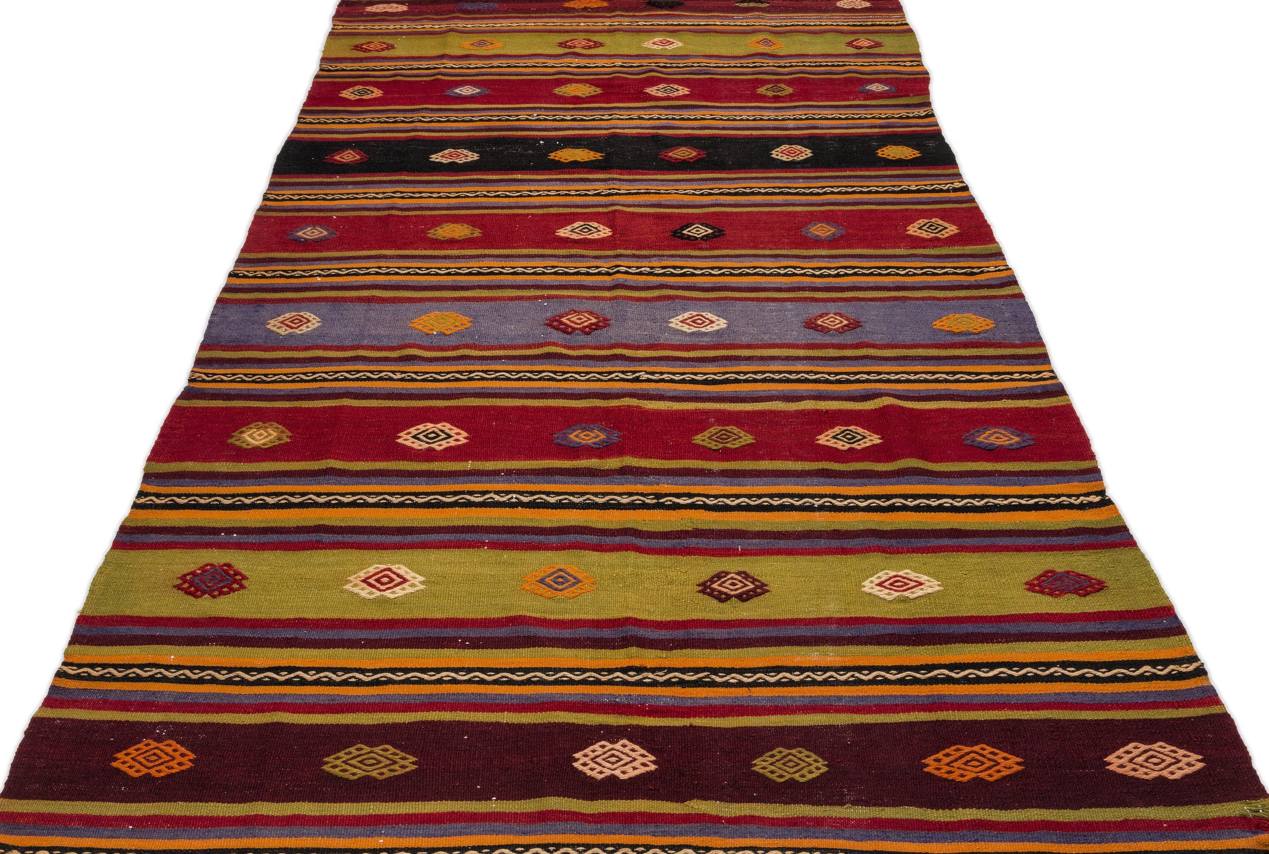 Apex Kilim Striped 0876 153 cm X 323 cm
