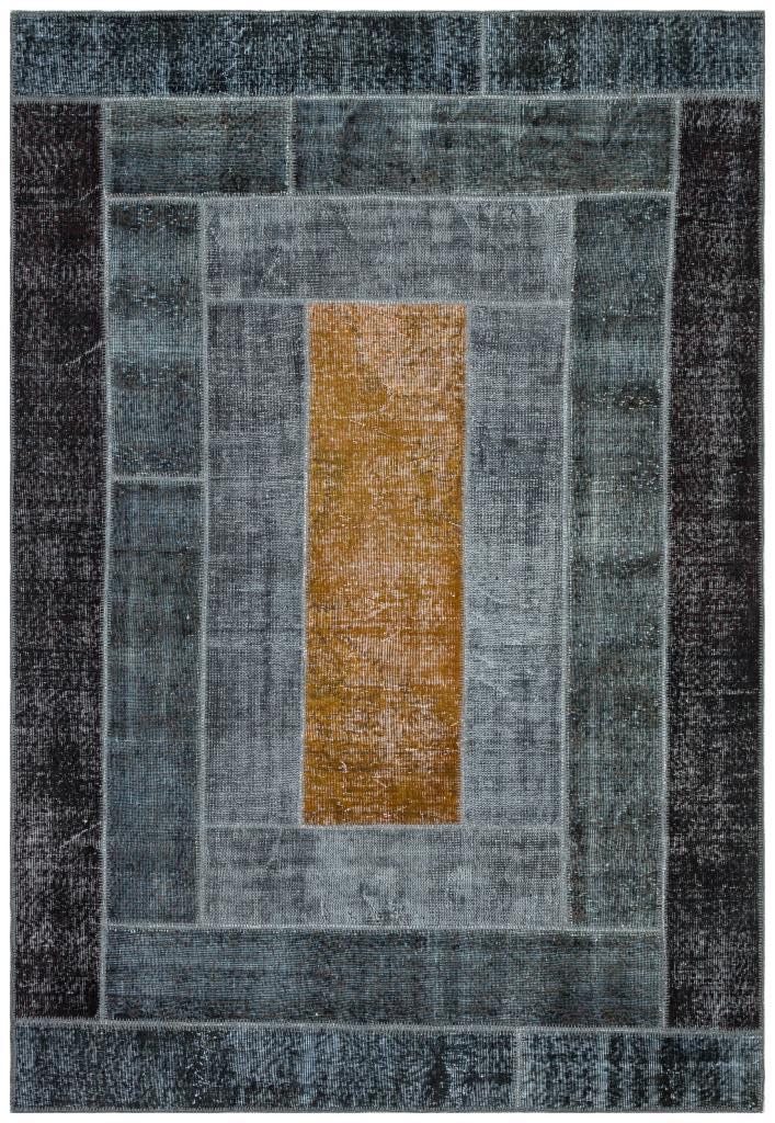 Apex Patchwork Unique Gri 36422 190 x 276 cm