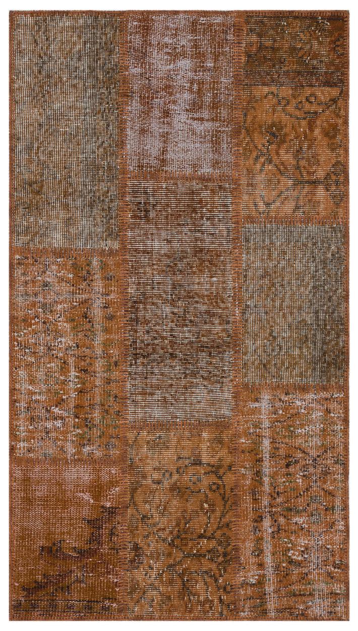 Apex Patchwork Unique Kahve 31407 80 x 150 cm